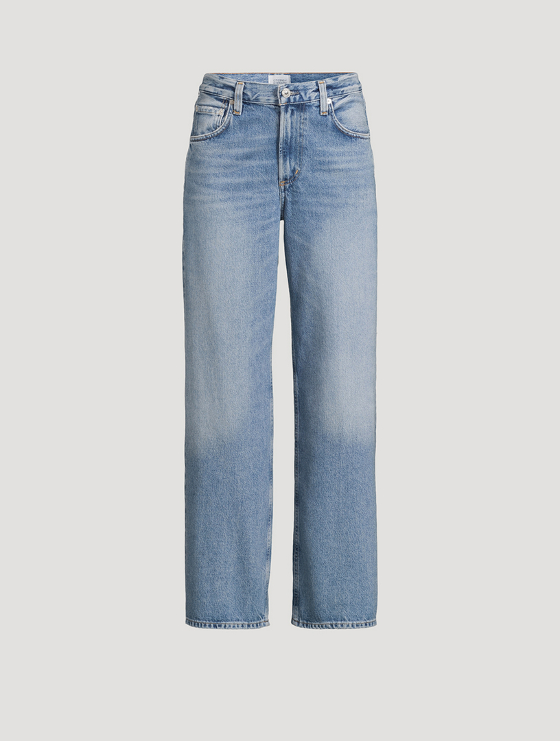Lindz Low-Rise Straight Jeans