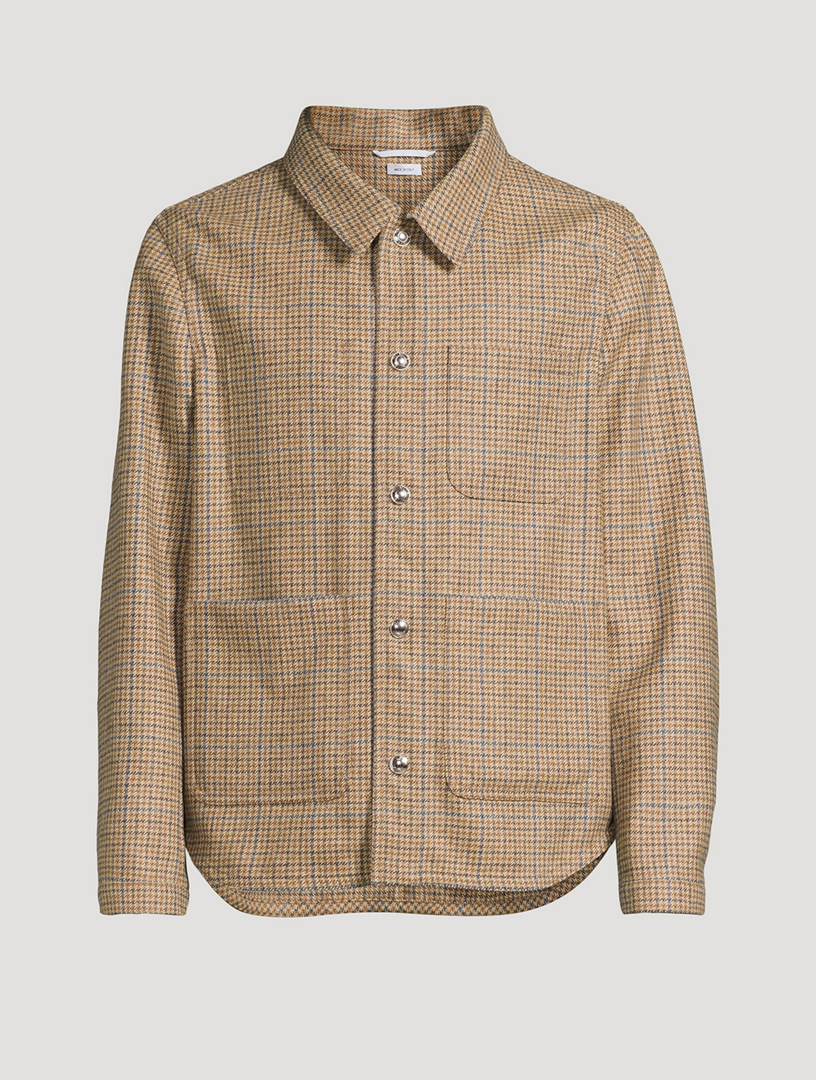 Check Tweed Utility Jacket