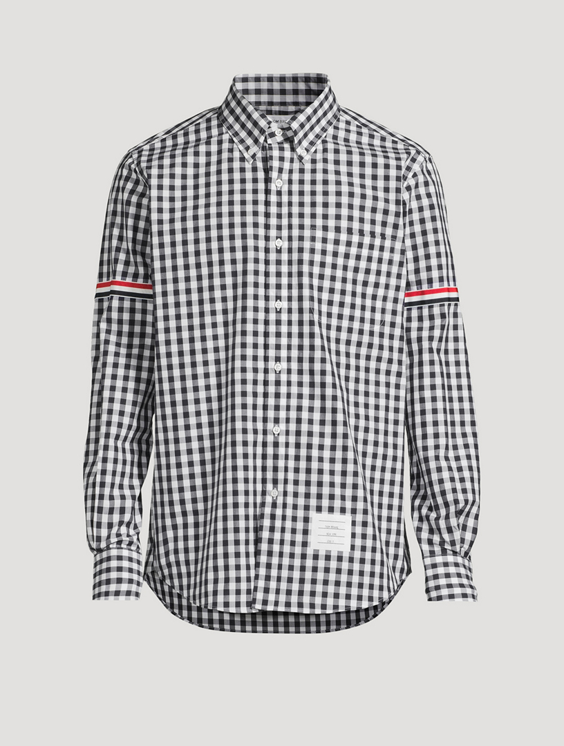 Gingham Check Poplin Shirt