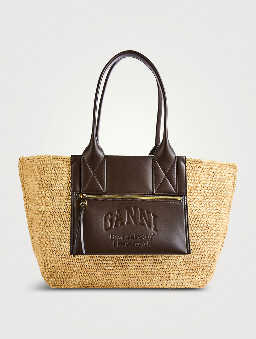 Medium Easy Raffia Tote Bag