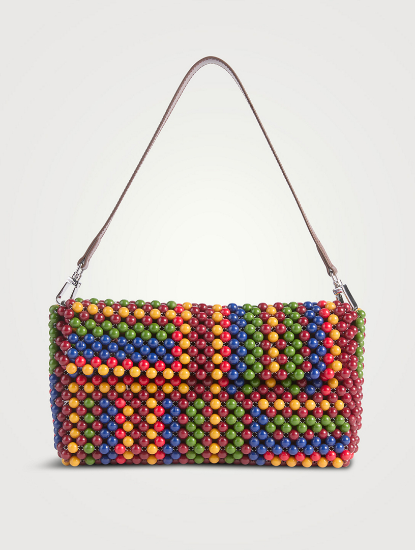 【STAUD】Timmy Shoulder Bag STAUD Timmy Beaded Shoulder Bag | Holt Renfrew