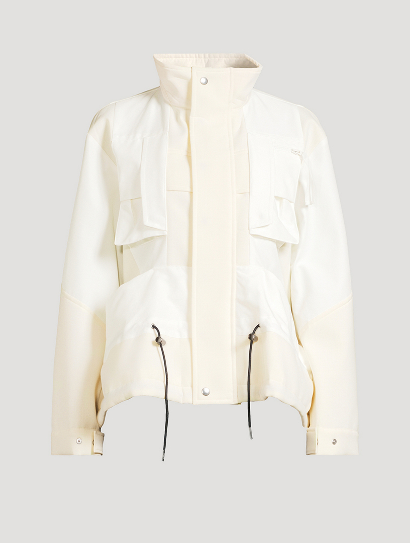 Veste à cordon de serrage