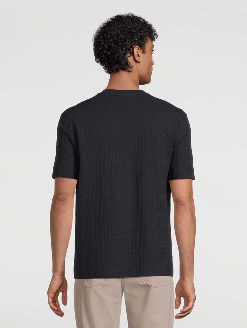 EMPORIO ARMANI Jacquard Jersey T-Shirt | Holt Renfrew