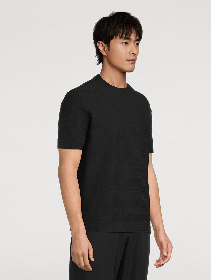 Jacquard Jersey T-Shirt