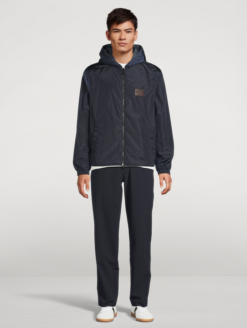 ジャケット・アウター EMPORIO ARMANI 25SS BLOUSON JACKET EMPORIO ARMANI Reversible Nylon Blouson Jacket In Majolica