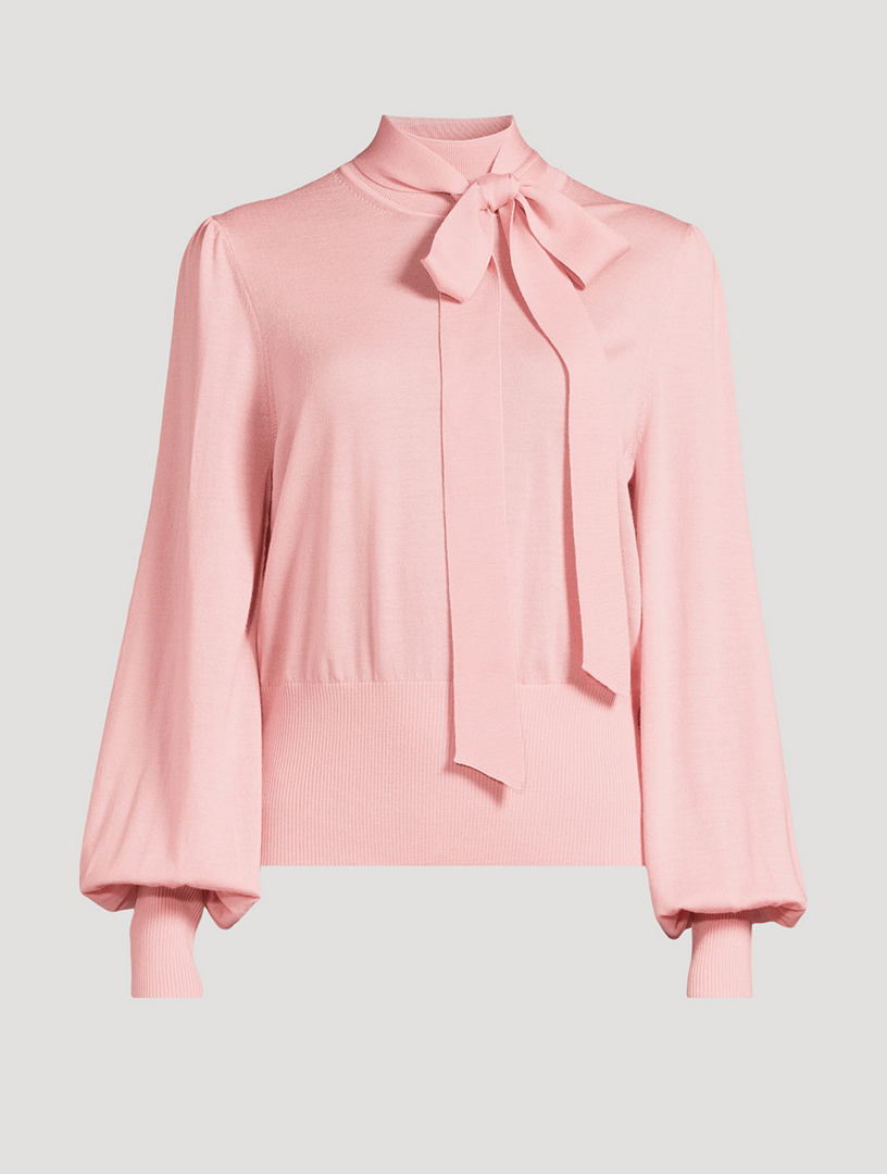 Pussybow Wool Sweater