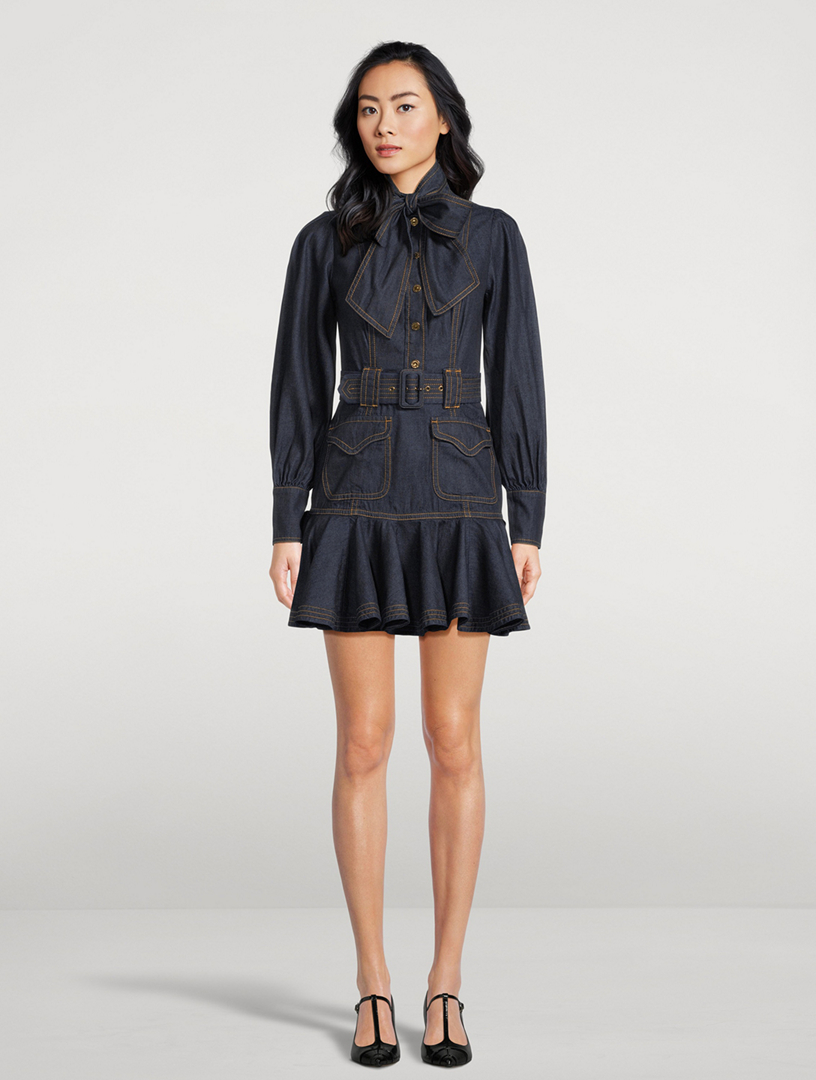 zimmermann golden surfer dress black Zimmermann Golden Surfer Dress (For Hire) – EKOLUV main image 1