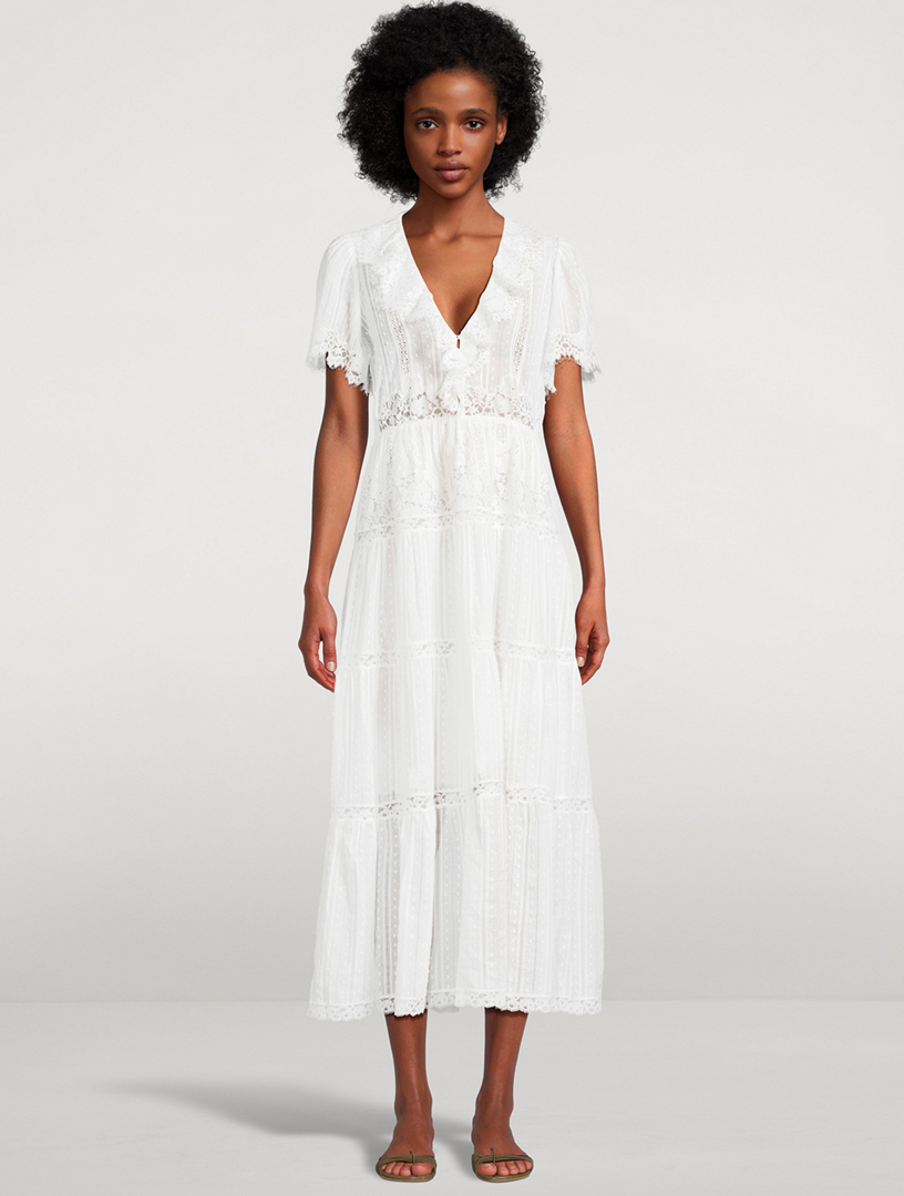 DOEN Gabrielle Cotton Voile Midi Dress | Holt Renfrew