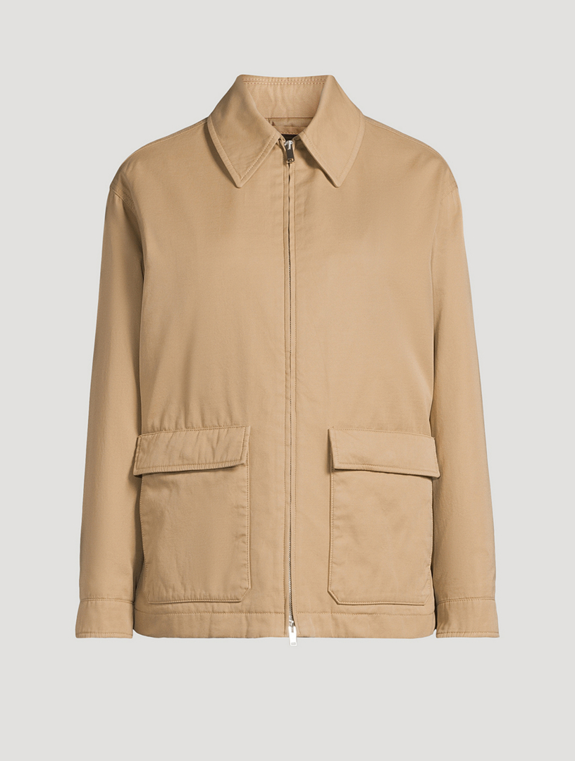 MIU MIU Chino Cloth Blouson Jacket | Holt Renfrew