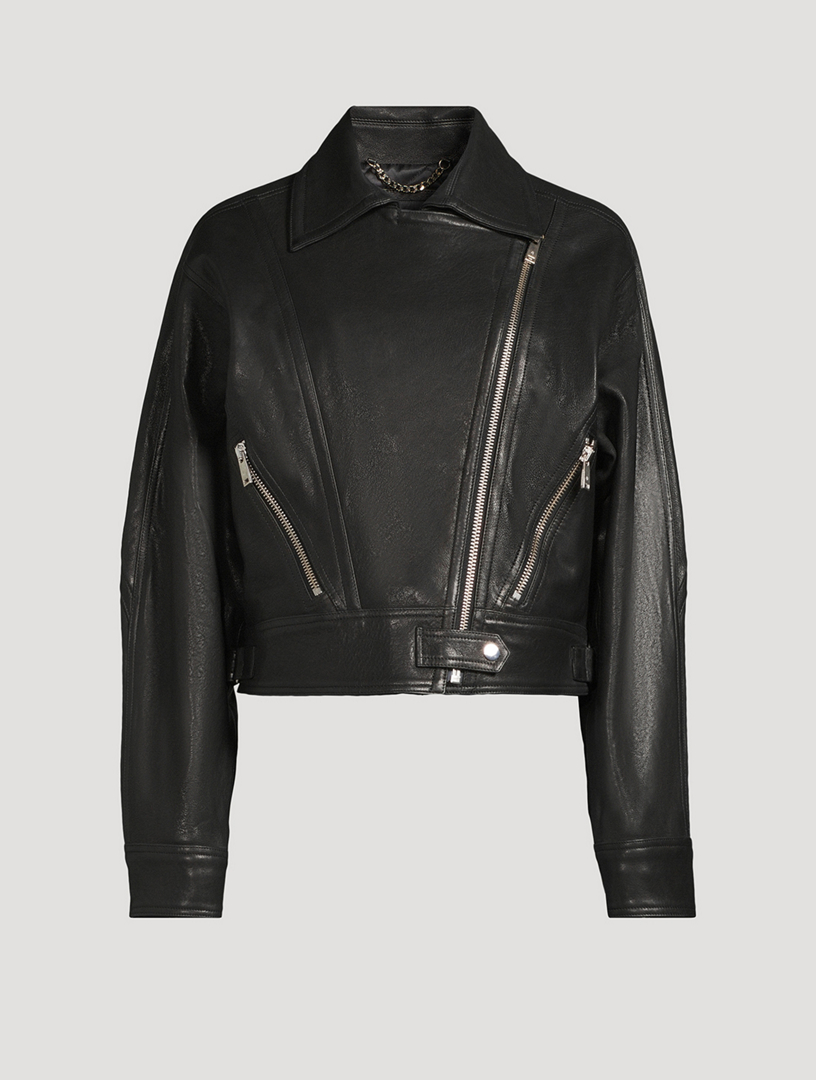 ANINE BING Julie Leather Jacket | Holt Renfrew