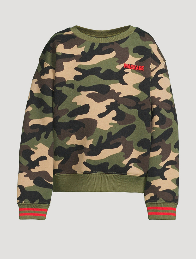 Toddlers Sawyer-T Jersey Sweatshirt In Camo Print