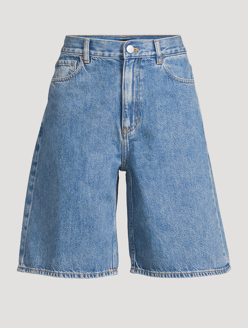 Denim Bermuda Shorts