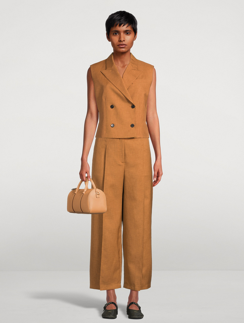 THEORY City Twill Double-Breasted Vest | Holt Renfrew