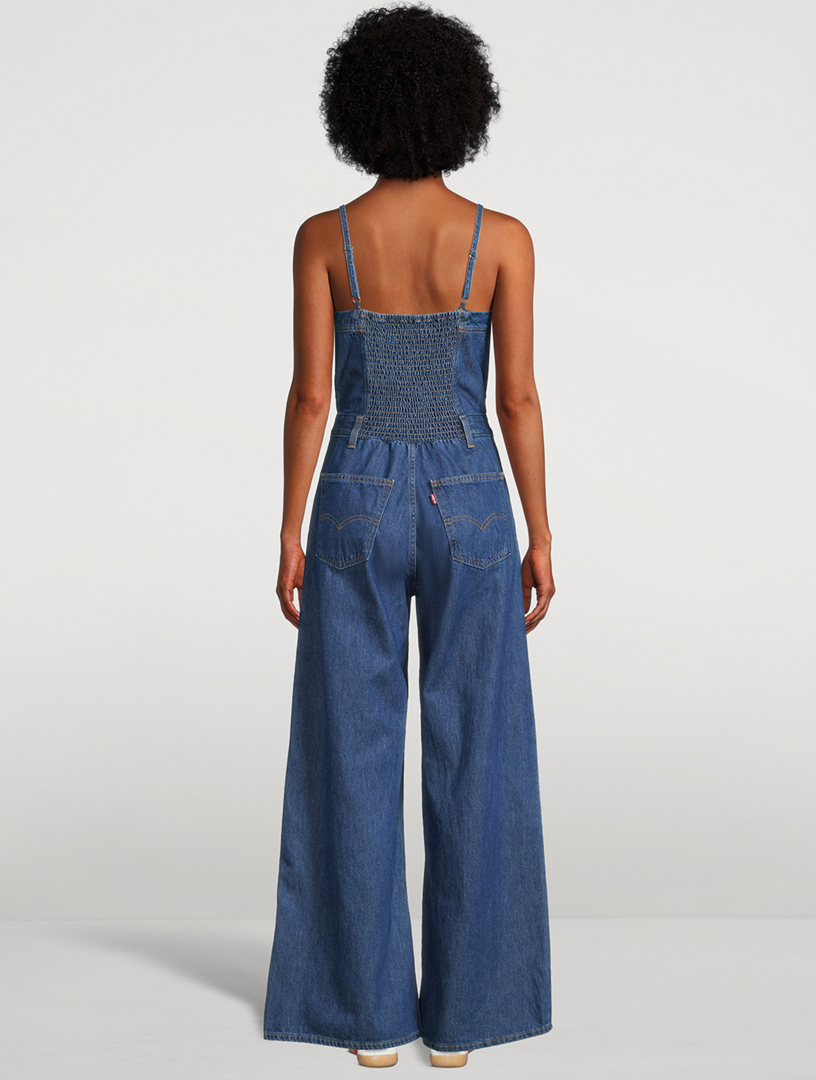 LEVI'S Denim Bustier Jumpsuit | Holt Renfrew