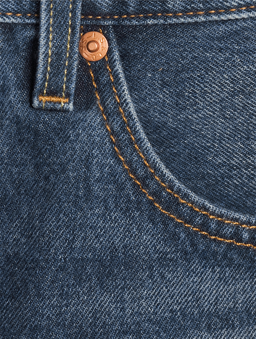 Icon Denim Mini Skirt