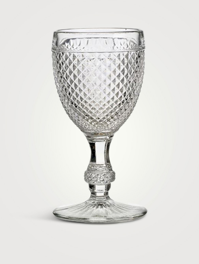 Bicos Incolor Set With Four Red Wine Goblets