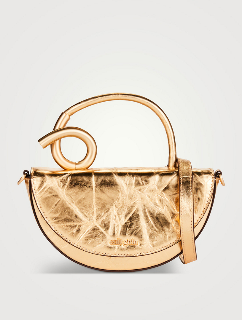 ミュージシャン GOD ONLY KNOWS FAKE LEATHER HANDLE BAG CULT GAIA Nano Azariah Metallic Leather Top Handle Bag | Holt Renfrew