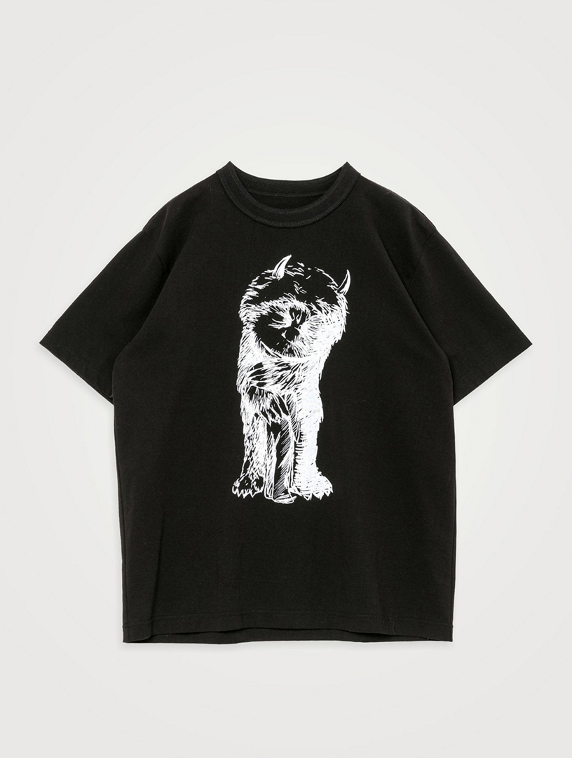 SACAI Where The Wild Things Are Cotton T-Shirt | Holt Renfrew
