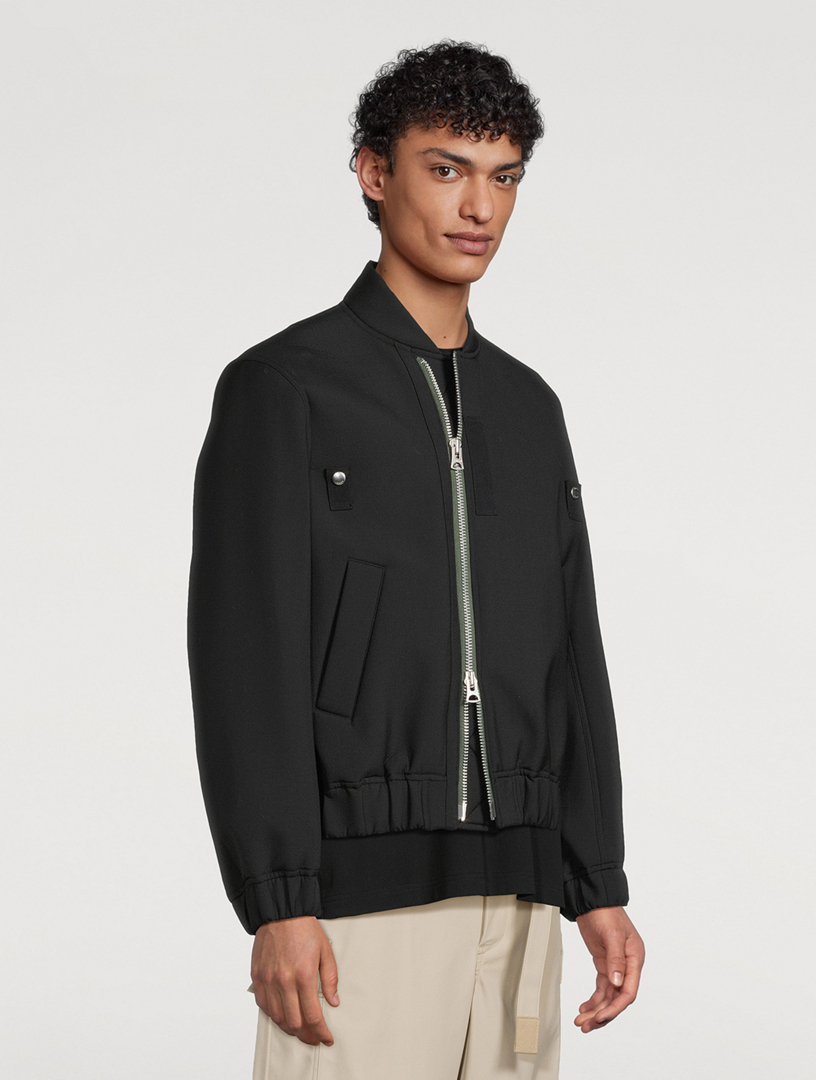 SEESEE × URBS WOOL BLOUSON See see urbs wool blouson jacket Navy, 男裝, 外套及戶外衣服