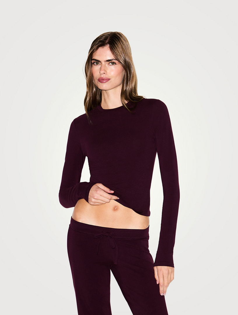 SKIMS Cotton Jersey Long-Sleeve T-Shirt | Holt Renfrew