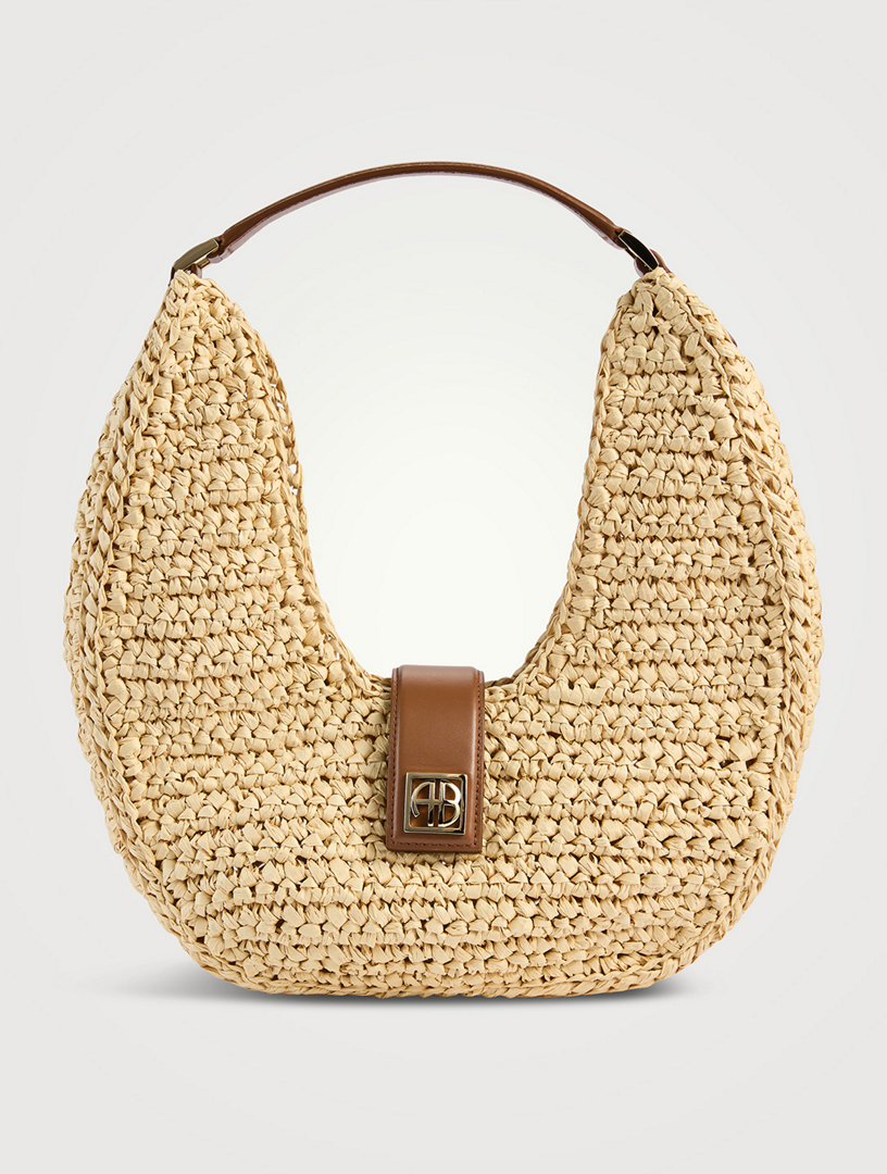 Lou Raffia Tote Bag