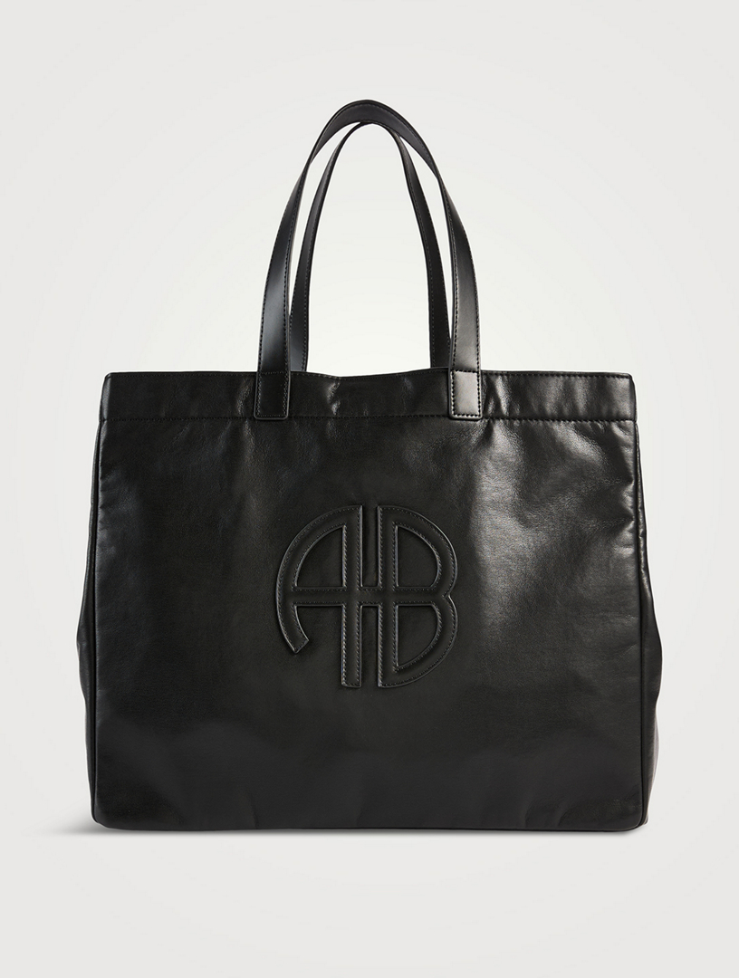 トートバッグ The Large Tote Bag in Black Canvas Marc Jacobs The Canvas Large Tote Bag in Black | REVOLVE