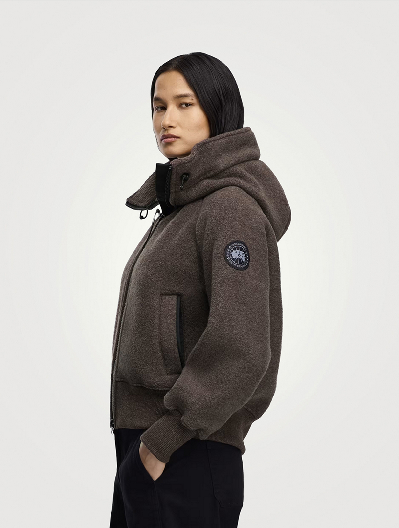 CANADA GOOSE Chilliwack Black Label Fleece Bomber Jacket Holt