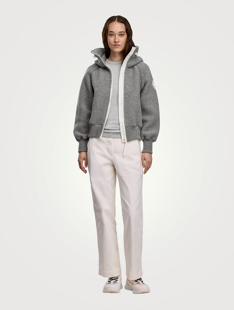 CANADA GOOSE Chilliwack White Label Fleece Bomber Jacket