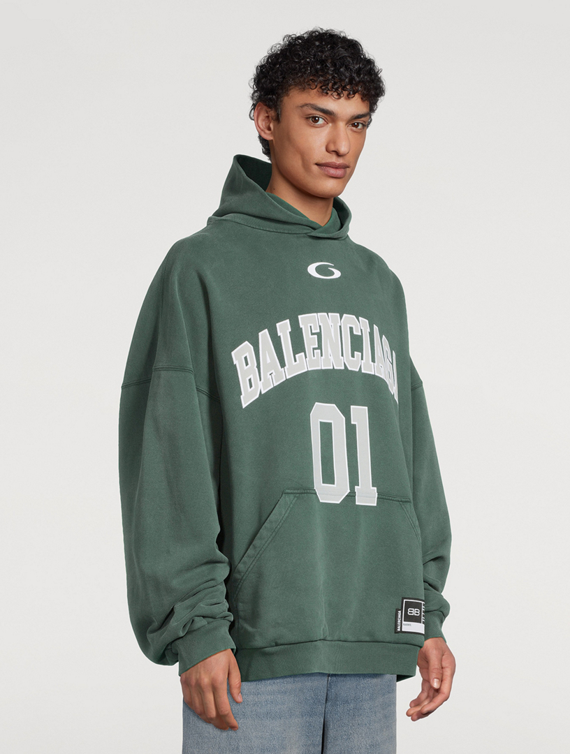 BALENCIAGA Oversized Basketball Hoodie | Holt Renfrew