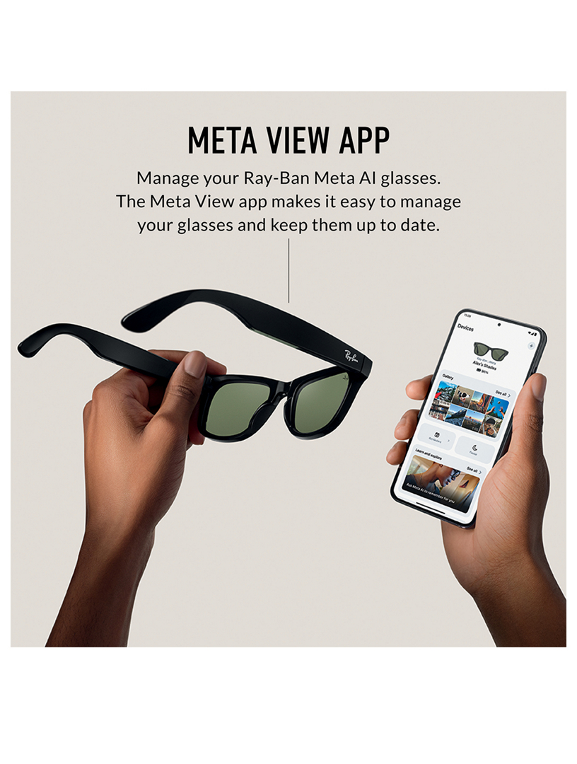 Ray-Ban Meta 0RW4006 Wayfarer Square AI Glasses