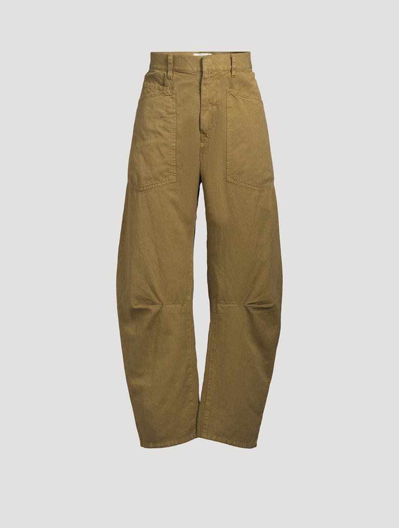 Shon Bow-Leg Trousers