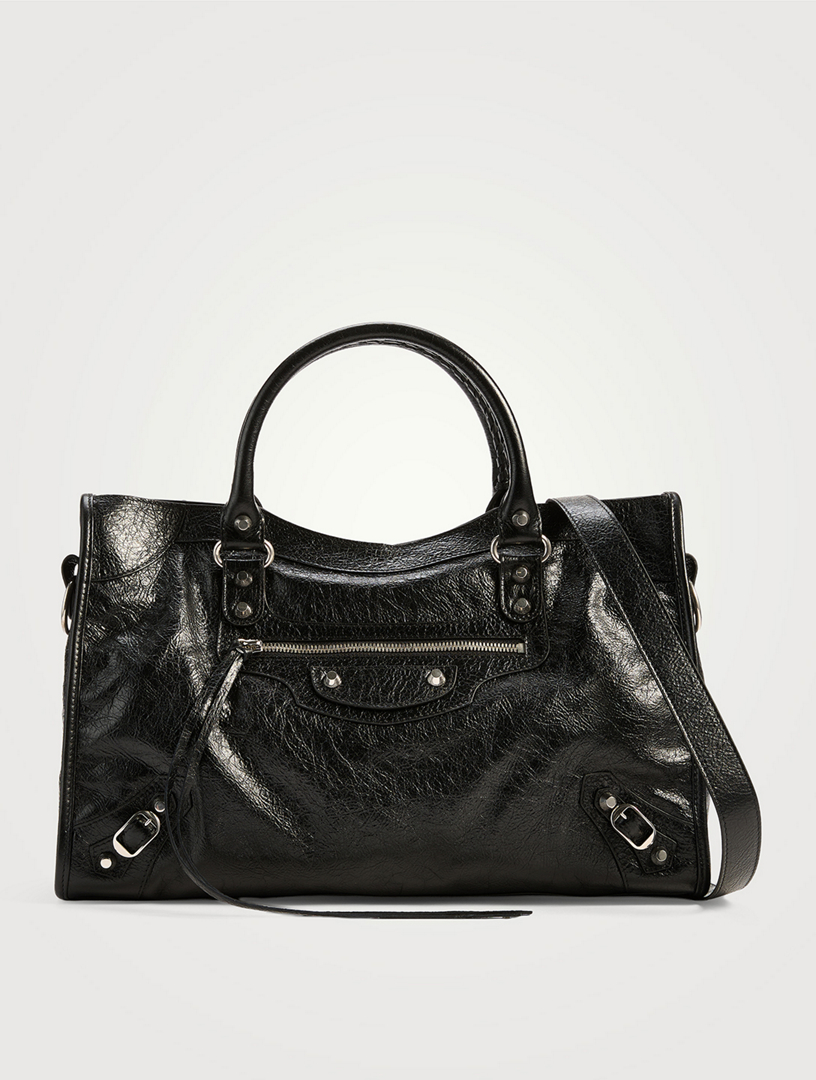 BALENCIAGA Medium Le City Leather Satchel | Holt Renfrew