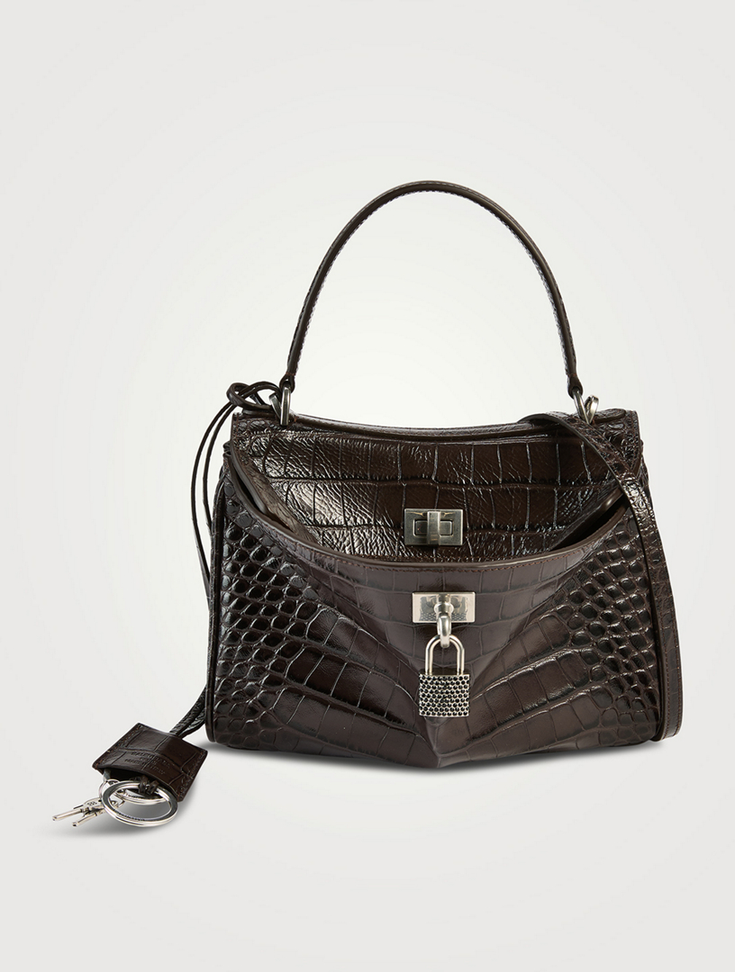 バッグ BALENCIAGA BB CROCO MINI BOATON BAG Balenciaga Navy Neo Classic Mini Bag Croc Embossed Bag – I MISS