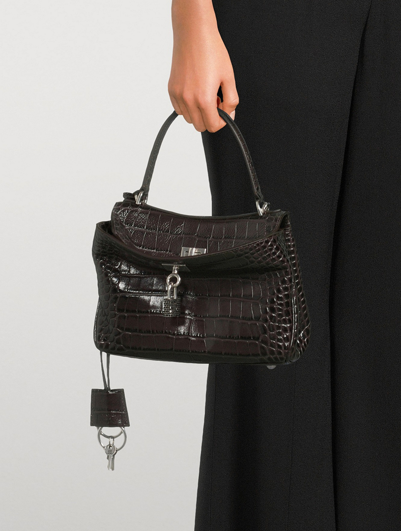 バッグ BALENCIAGA BB CROCO MINI BOATON BAG BALENCIAGA BB CROCO MINI BOSTON BAG 【公式通販】