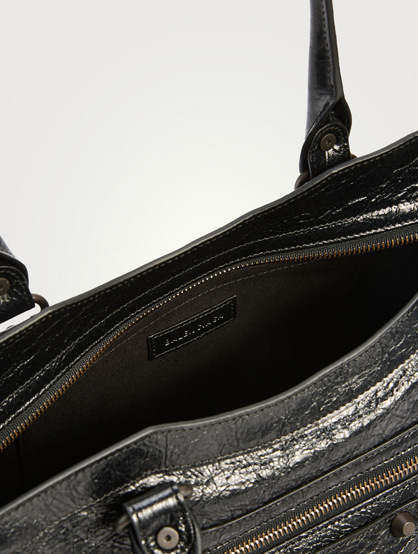 BALENCIAGA Le City Leather Shoulder Bag | Holt Renfrew