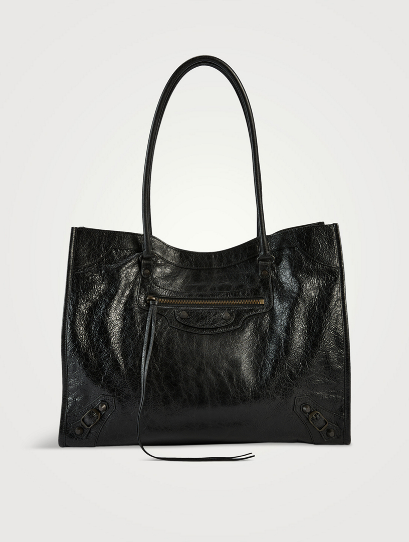 BALENCIAGA Medium Le City Leather Tote Bag | Holt Renfrew