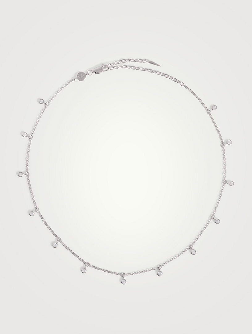 Interstellar Drop Choker Necklace