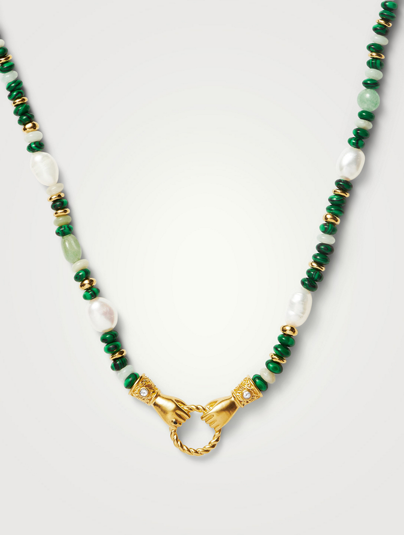 Good Hands Missoma Necklace Dupe Malachite Missoma Lucy Williams