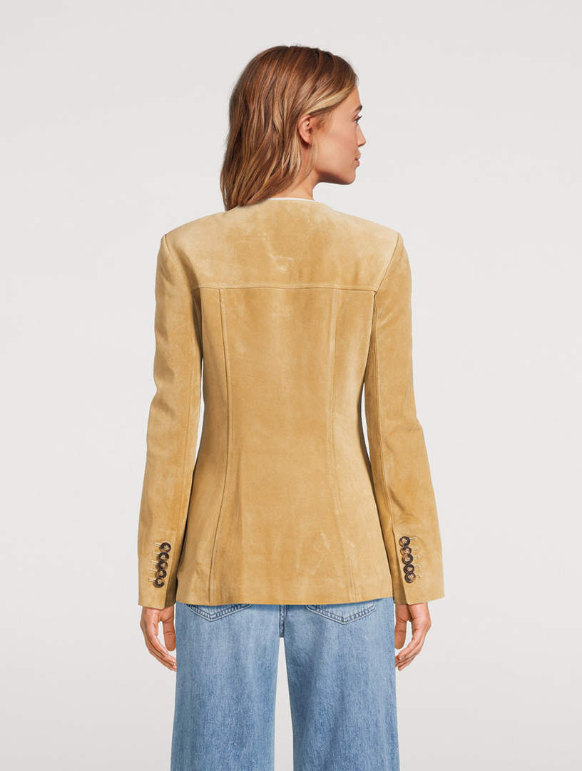 VERONICA BEARD Orrin Suede Jacket Holt Renfrew