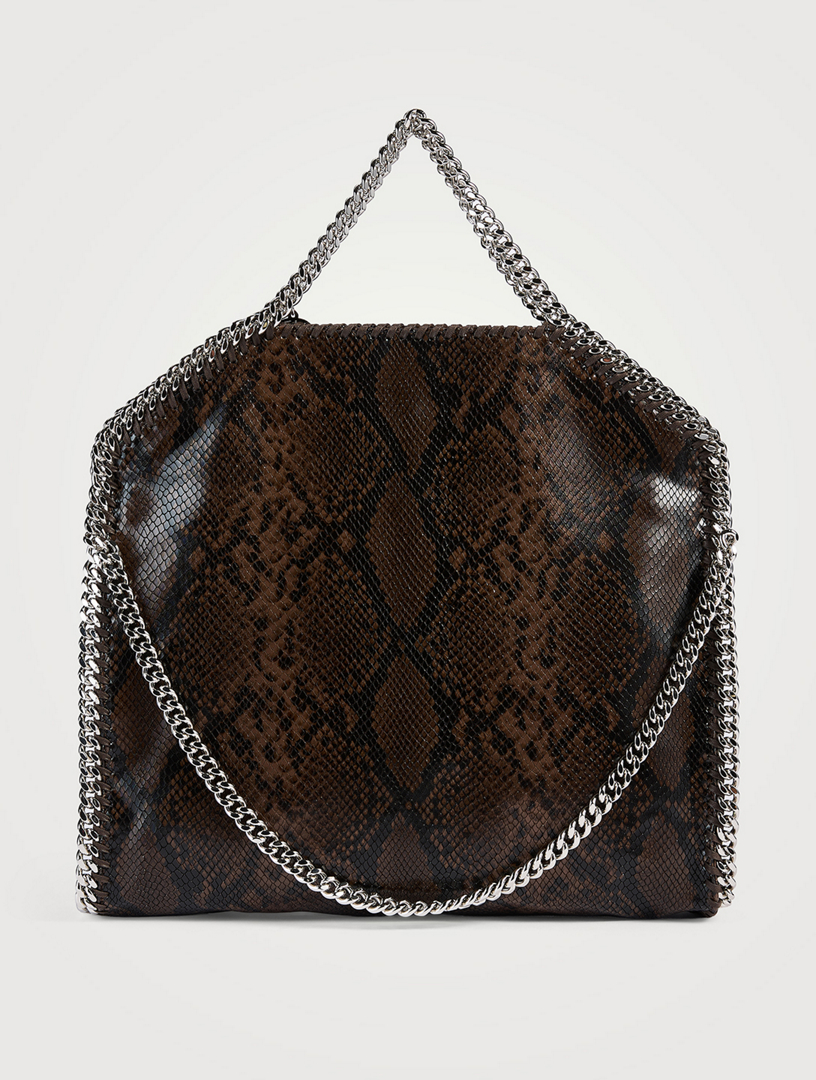 STELLA MCCARTNEY Falabella Snakeskin-Embossed Tote Bag | Holt Renfrew
