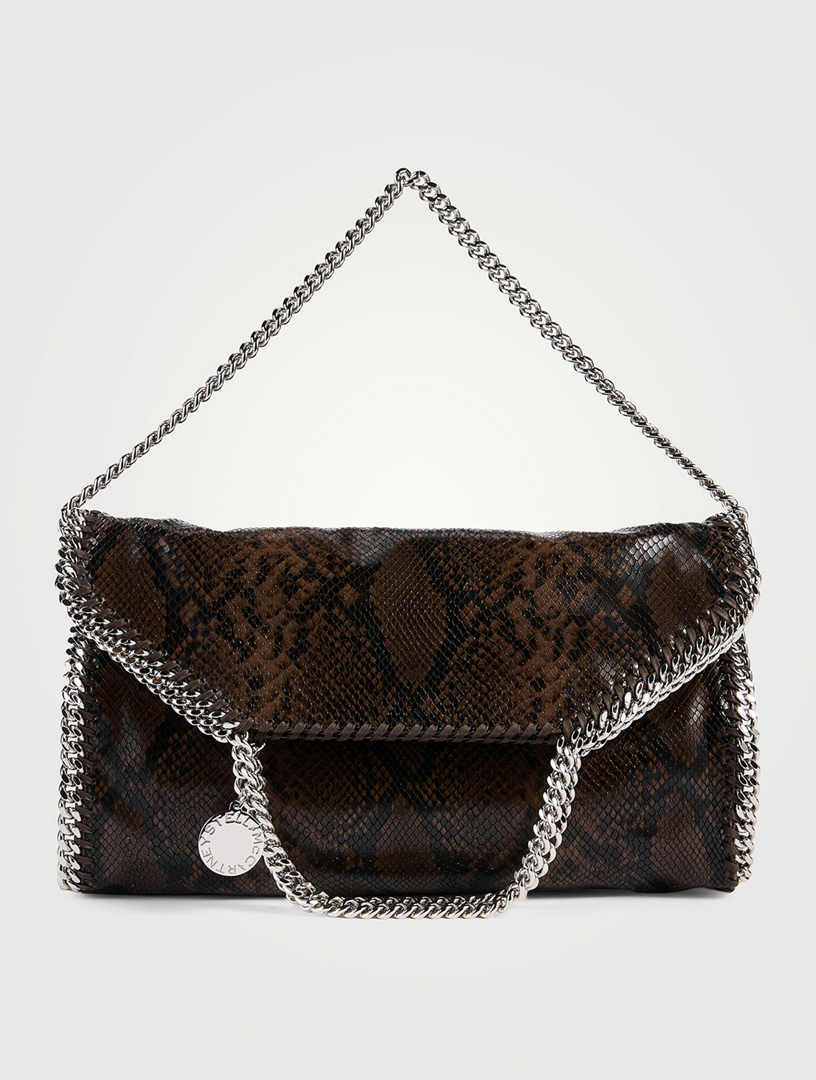 STELLA MCCARTNEY Falabella Snakeskin-Embossed Tote Bag | Holt Renfrew