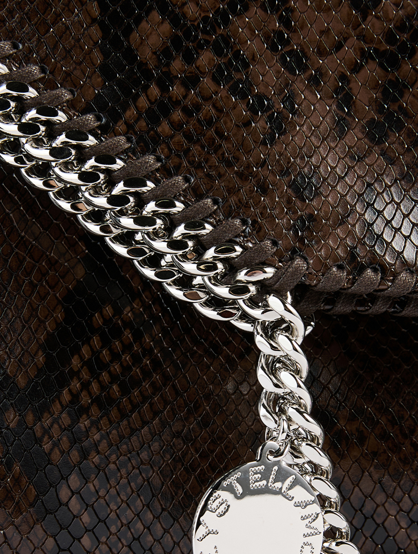 STELLA MCCARTNEY Falabella Snakeskin-Embossed Tote Bag | Holt Renfrew