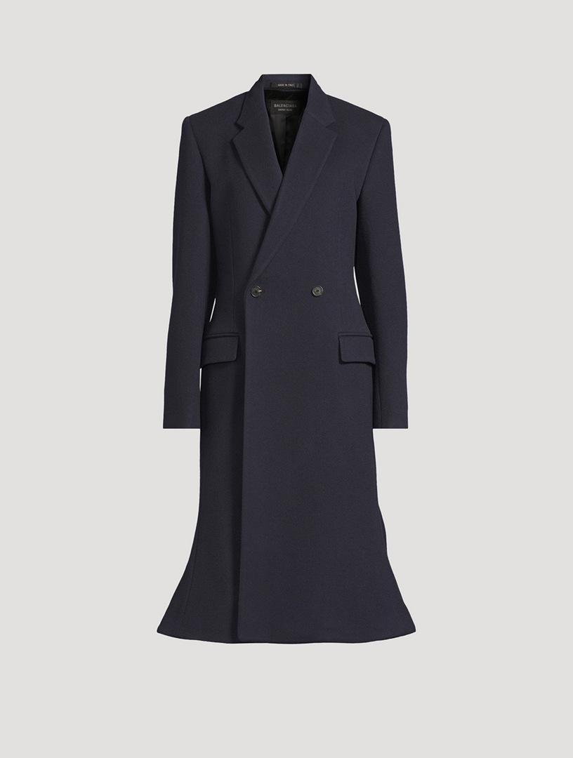 BALENCIAGA Double-Breasted Wool Coat | Holt Renfrew