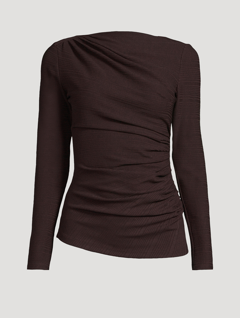 Ruched Jersey Top