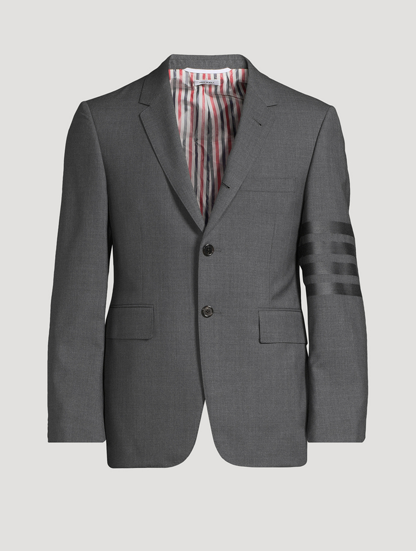 ジャケット Thom Browne 4Bar Single-Breasted Wool Jacket THOM BROWNE - 4-bar Wool Single-breasted Jacket Thom Browne