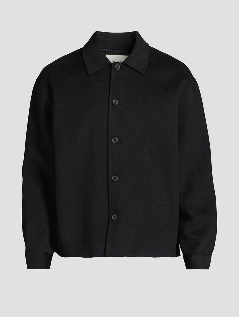 FRAME Double-Face Wool Shirt Jacket | Holt Renfrew