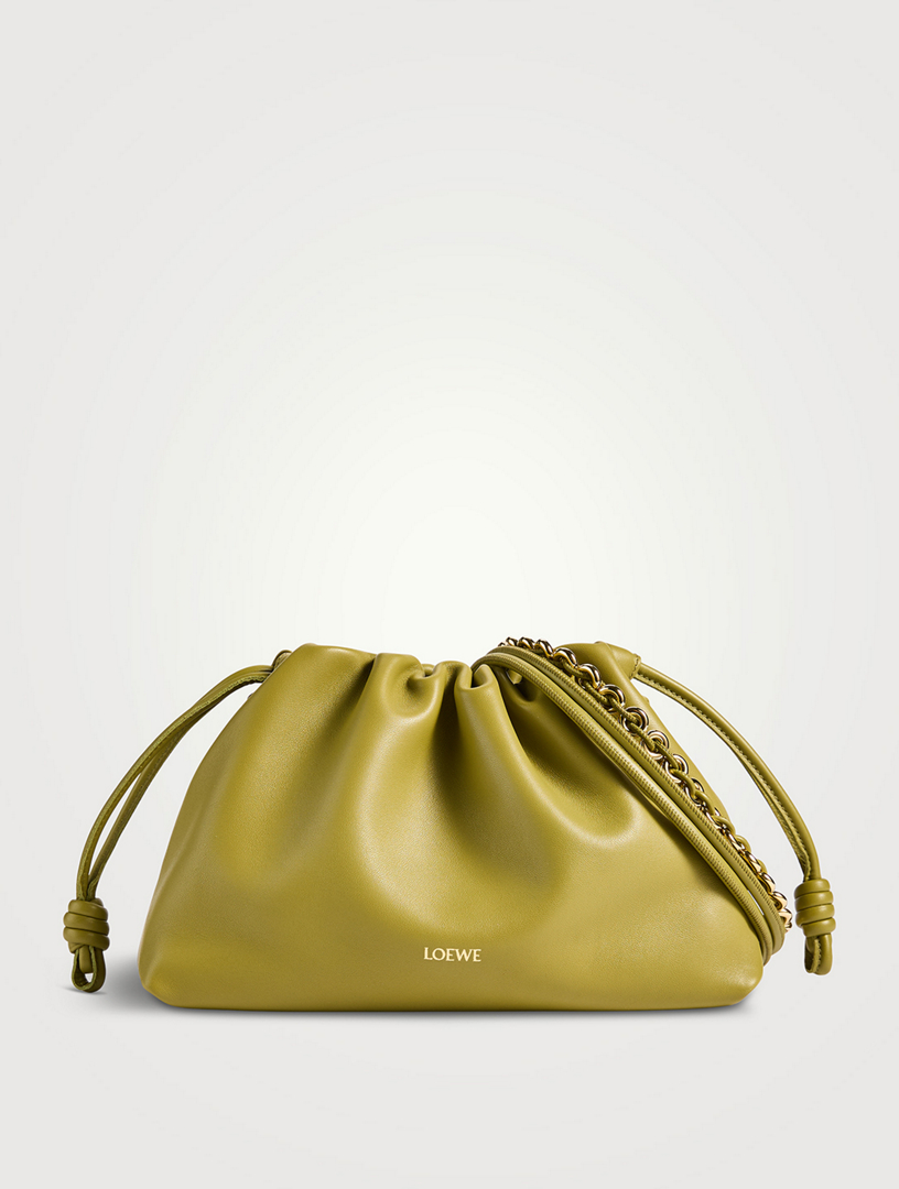 Medium Flamenco Leather Purse With Donut Chain