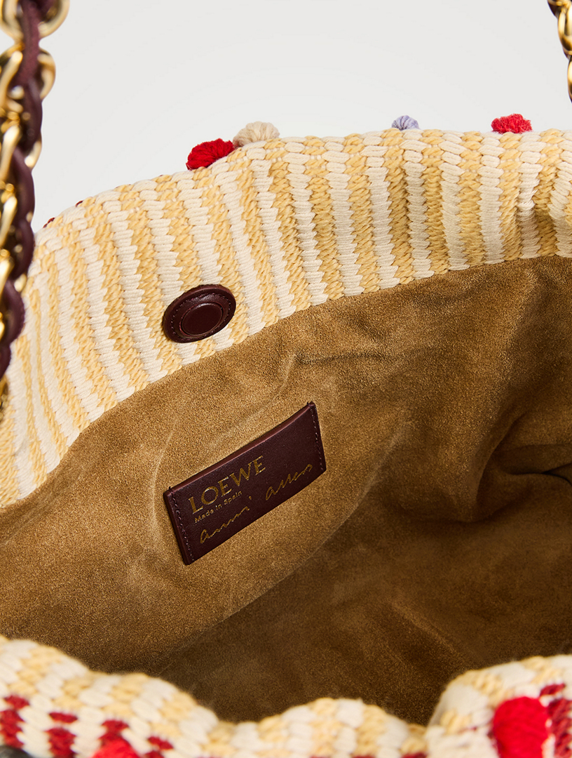 LOEWE LOEWE x Albers Medium Flamenco Jacquard Purse With