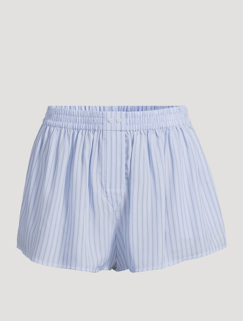ALEXANDER WANG Boxer Shorts In Stripe Print | Holt Renfrew