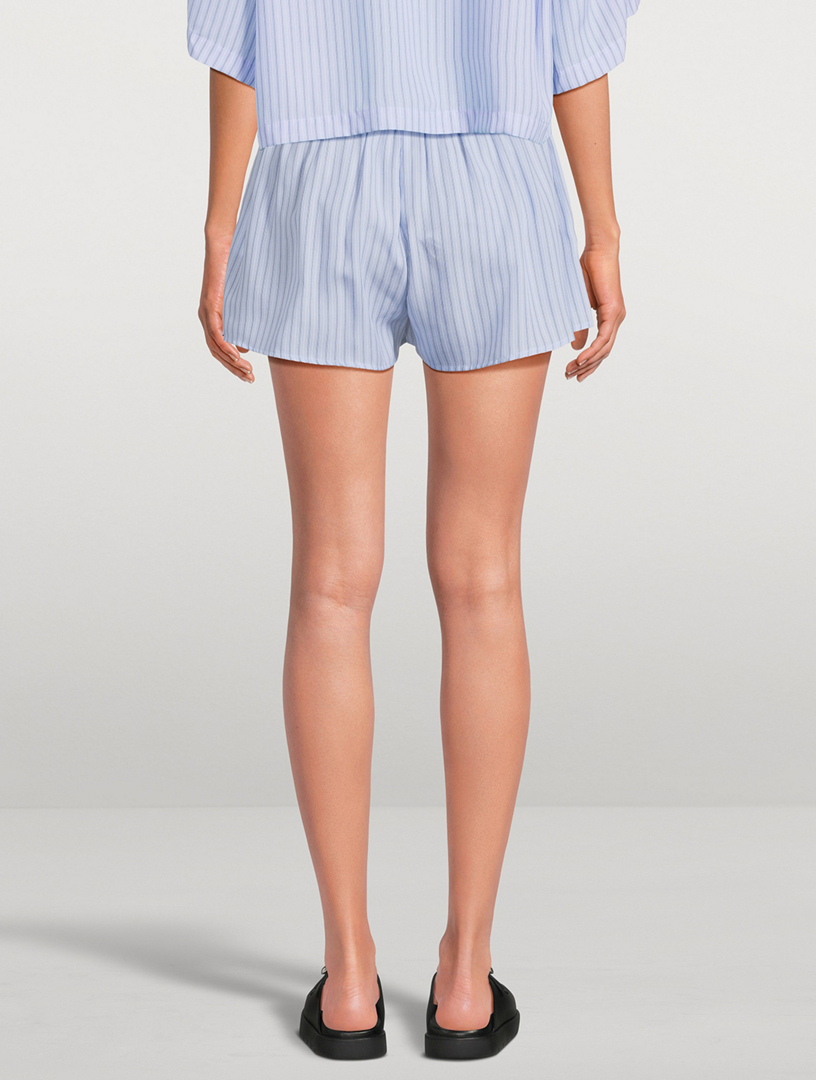 パンツ ALEXANDER WANG Stripe Boxer Shorts ALEXANDER WANG Boxer Shorts In Stripe Print | Holt Renfrew